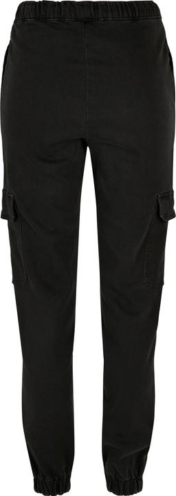 Actual product image Urban Classics Ladies Knitted Denim High Waist Cargo Pants (XS)