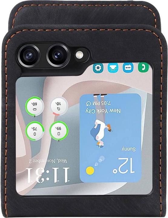 Produktbild Cover-Discount Galaxy Z Flip6 - Pratkische Hülle mit Kartenfächern (Samsung Galaxy Z Flip6)