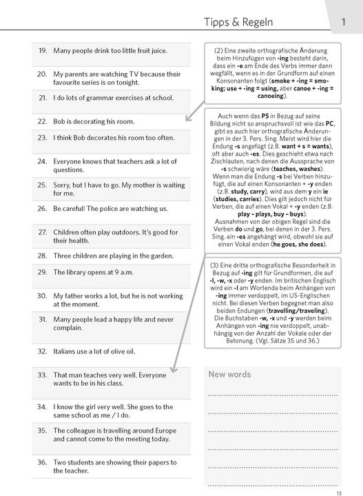 Produktbild Satz für Satz Englisch Zeiten und Tenses (Deutsch, Englisch, 2021)