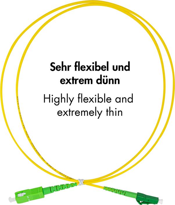 Produktbild LogiLink LWL Patchkabel, SC-Stecker (CAT6, 10 m)
