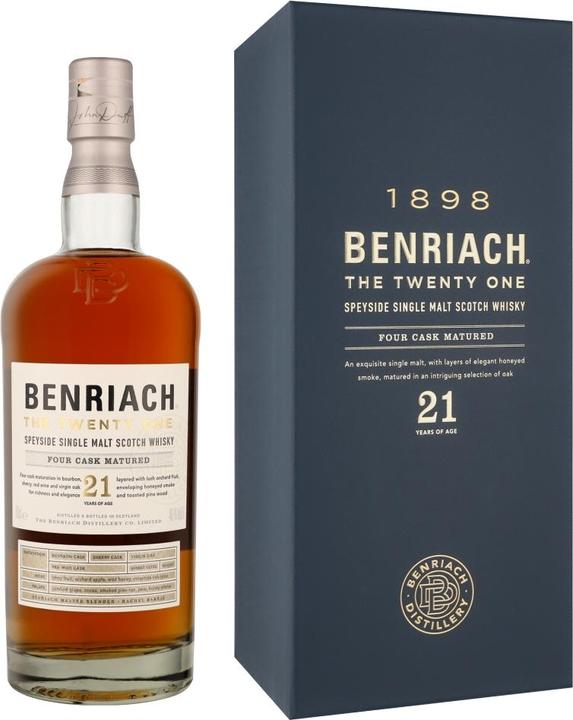 Immagine prodotto BenRiach Il Twenty One 21 Year Old (Whisky scozzese, 1 x 70 cl)