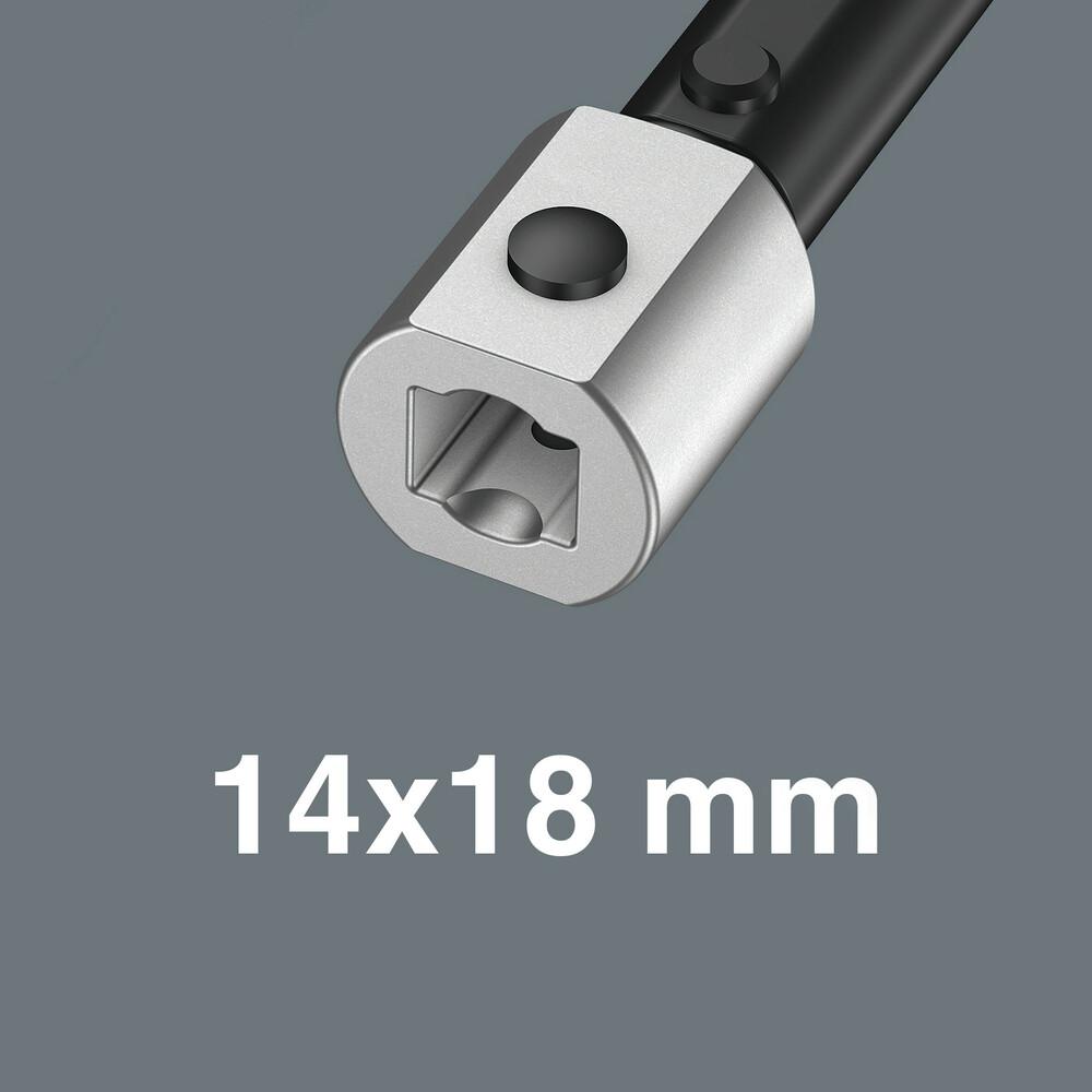 Thumbnail - Wera, Drehmomentschlüssel, 7780 14x18mm Maul 36mm (1/2")