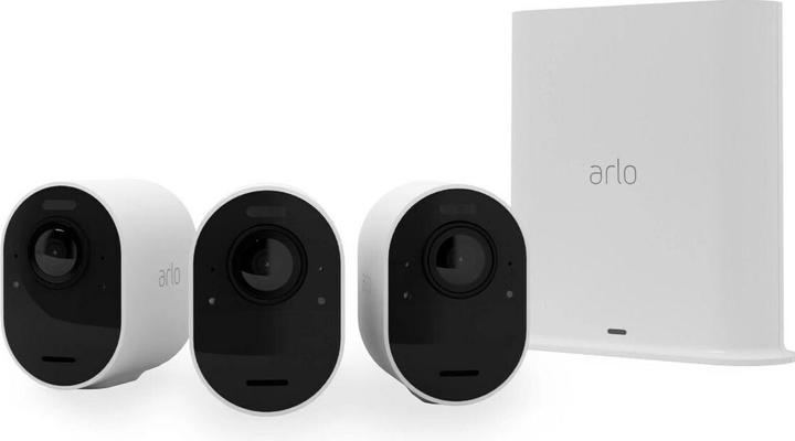 Image du produit Arlo Caméra Ultra 2 Spotlight, jeu de 3 caméras (3840 x 2160 pixels)