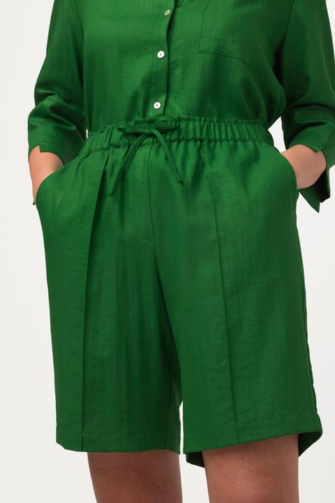 Image du produit Ulla Popken Short à taille élastique. Jambe large et passepoils. (54)