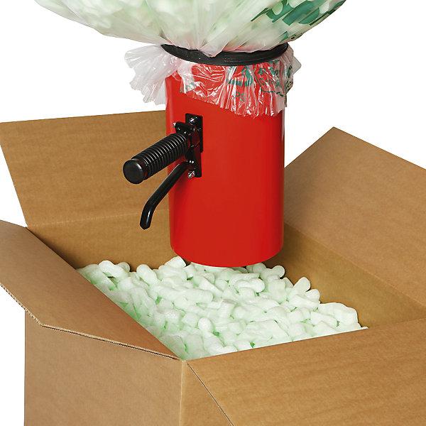 Actual product image kaiserkraft flo-pak® feed hopper, with dosing handle and bungee cord, for bulk filling