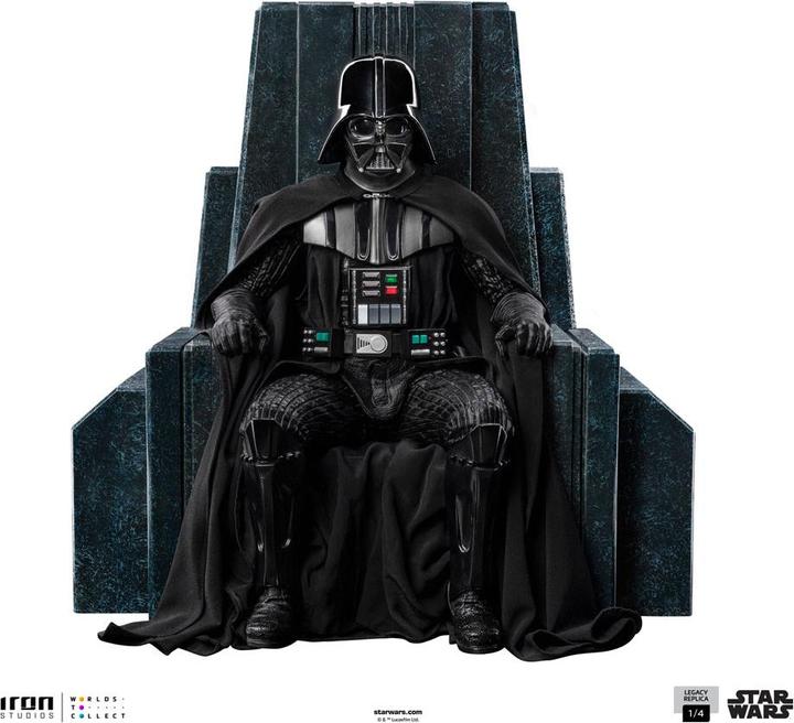 Actual product image Iron Studios Star Wars Legacy Replica 1/4 Darth Vader on Throne