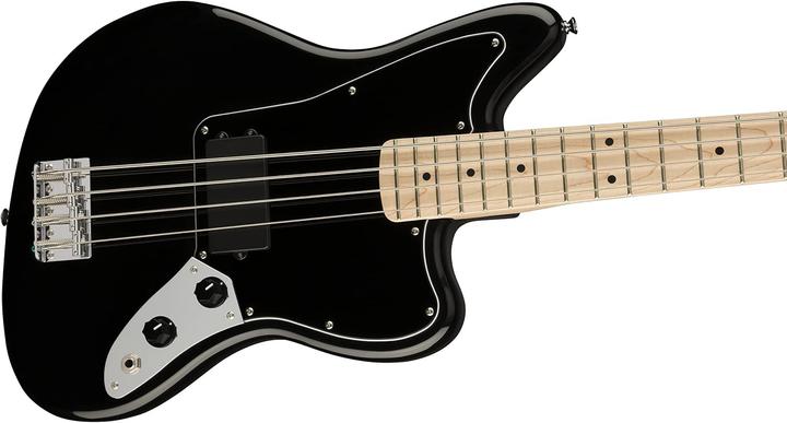 Actual product image Squier Affinity Series Jaguar Bass H Black MN electric bass guitar (Electric bass, Body: poplar wood, Fingerboard: maple wood, Neck: maple wood)