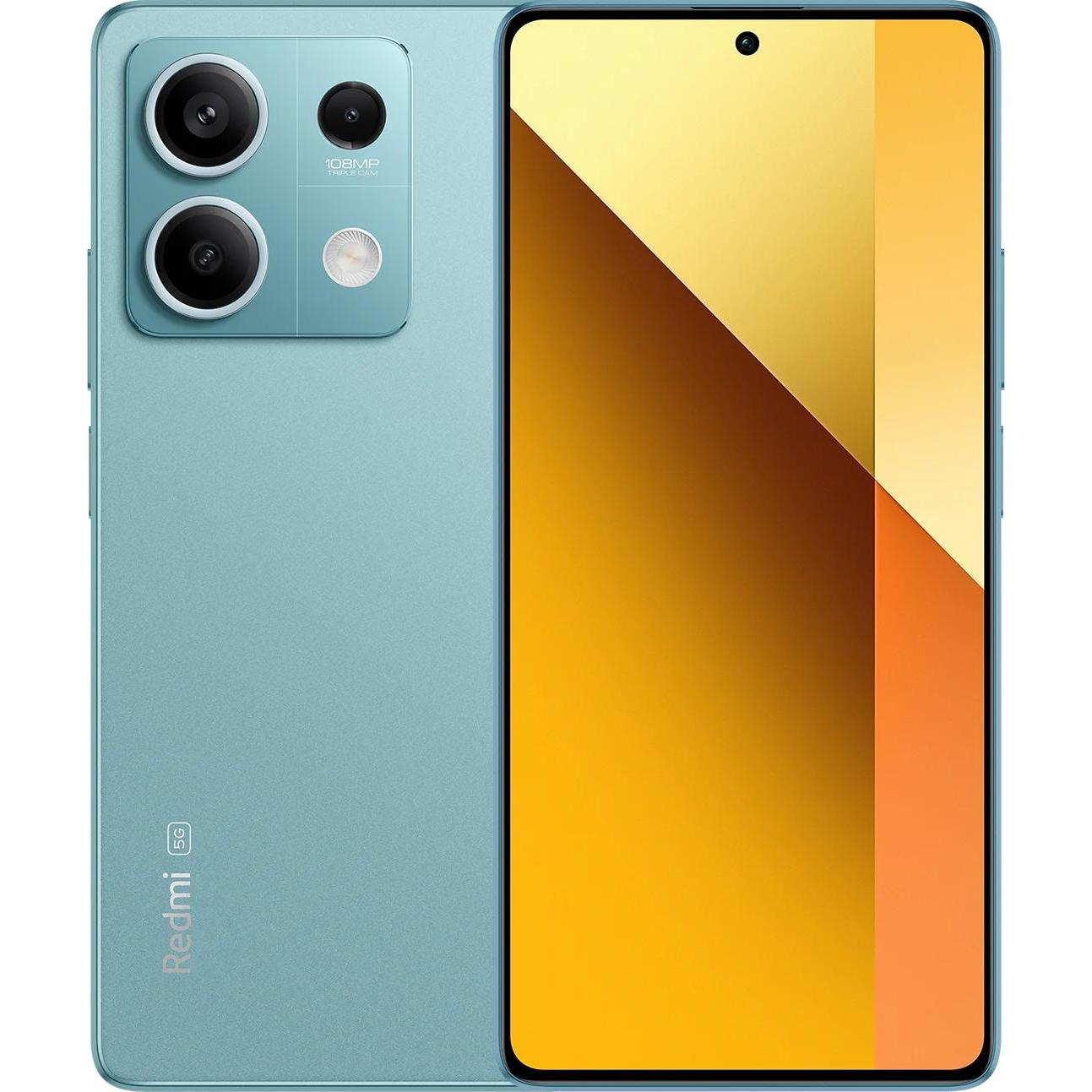 Xiaomi Redmi Note 13 5G (256 GB, Ocean Teal, 6.67", Dual SIM, 5G), Smartphone, Blau