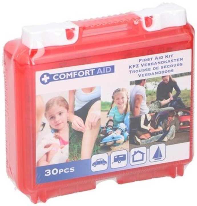 Produktbild Comfort Aid KFZ Verbandskasten 30tlg. (Erste Hilfe Set Zubehör)