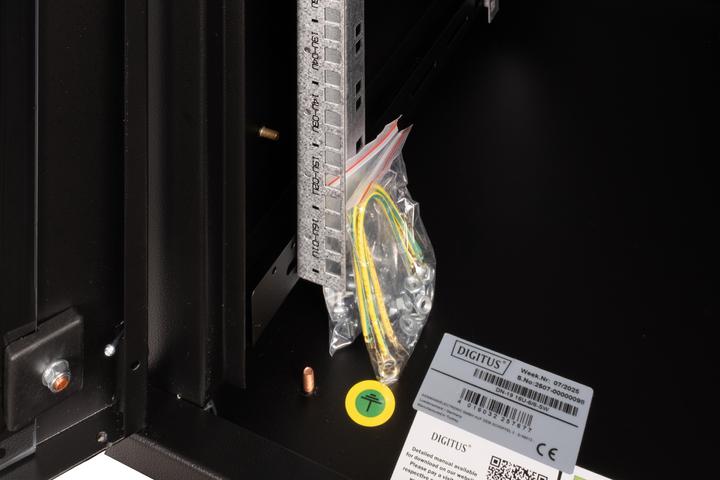 Image du produit Digitus Boîtier de série Unique - 600 x 600 mm (lxp) (16 HE, Rack 19 pouces)
