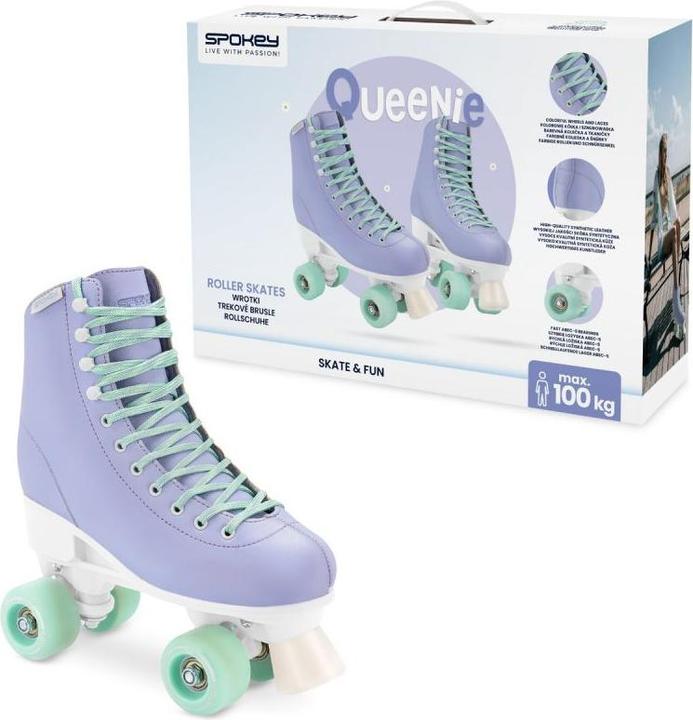 Actual product image Spokey Queenie verstellbare Rollschuhe (40)
