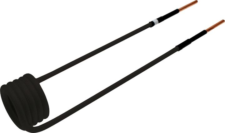 BGS Bobina di induzione per riscaldatore ad induzione 25 mm piegata a 90° per 2169, 3390, 3391