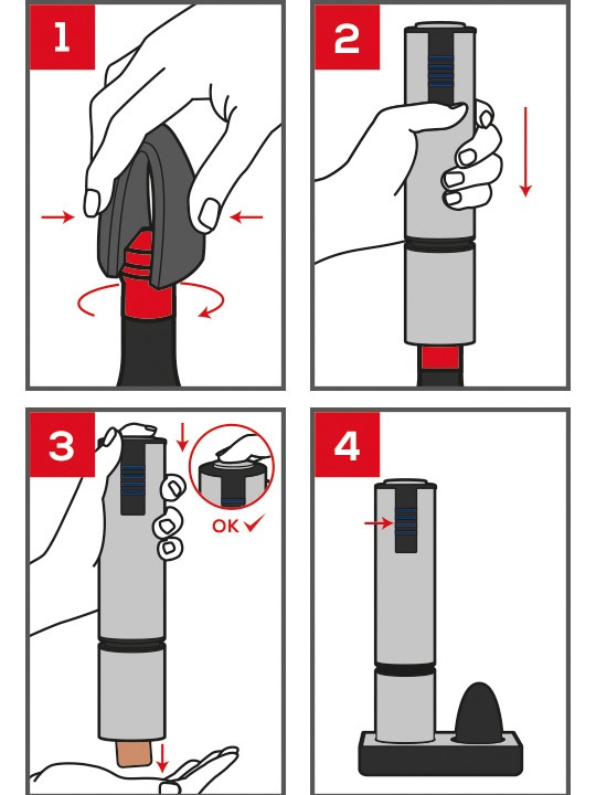 Immagine prodotto Peugeot ELIS TOUCH Cavatappi elettrico con batteria al litio, fibra di carbonio (Cavatappi elettrico)