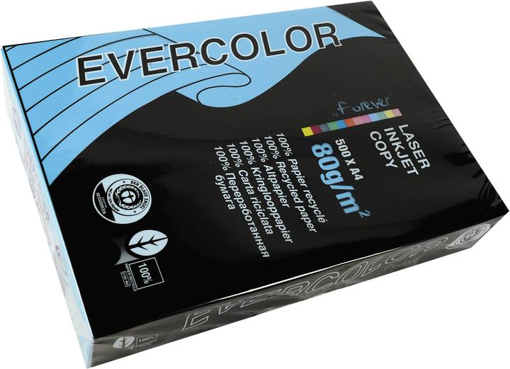 Actual product image Clairefontaine Recycled paper Evercolor dark blue DIN A4 80 g/sqm 500 sheets (A4, 500 Sheets, 80 g/m²)