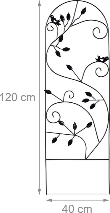 Actual product image Relaxdays Metal Trellis Bird (40 cm, 0.50 cm)