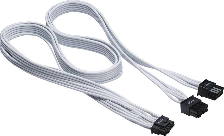 Phanteks 2x 8-Pin PCIe auf 12VHPWR PCIe 5.0 Adapter - weiss
