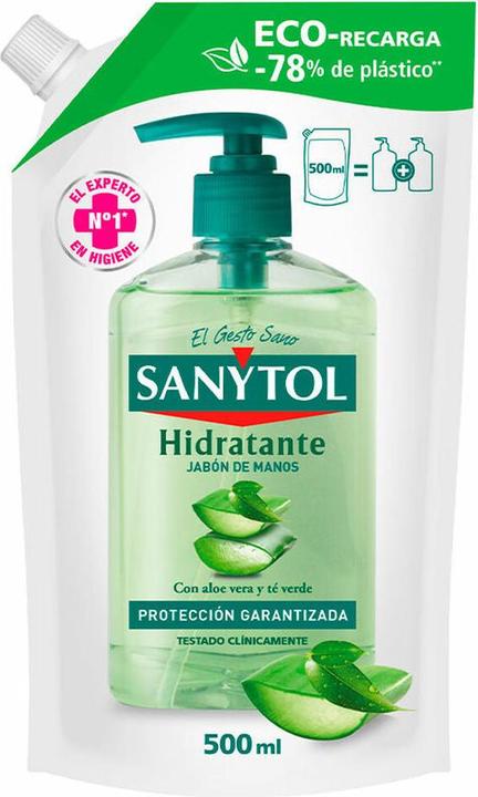 Produktbild Sanytol Antibakterielle feuchtigkeitsspendende Seife 500ml Nachfüllpackung (Handseife Nachfüllpackung, 500 ml)
