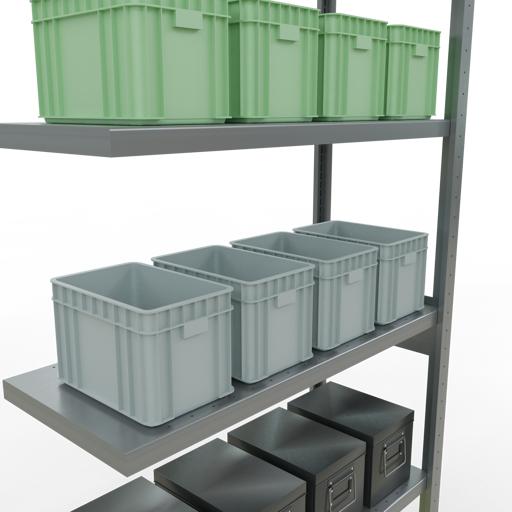 Image du produit Schulte Lagertechnik Système enfichable Élément suivant MULTIplus330 avec traverse de longueur