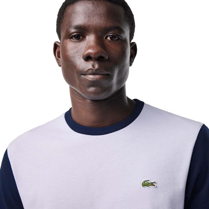 Actual product image Lacoste Mens Colour Block Jersey Regular T-Shirt (XS)
