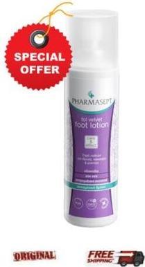 Pharmasept Tol Velvet Foot Lotion 100ml Deodorant Against Odor Bacteria (Fussbad, 100 ml)