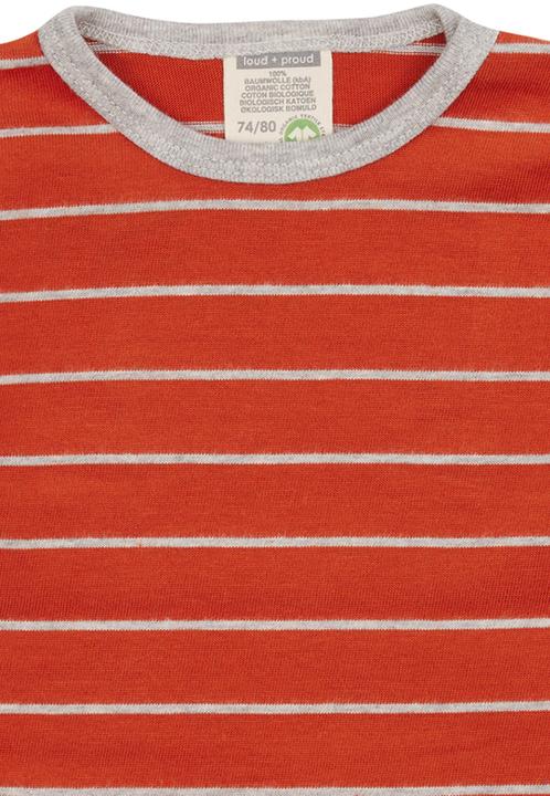 Immagine prodotto loud + proud Camicia manica lunga a righe terracotta (68)