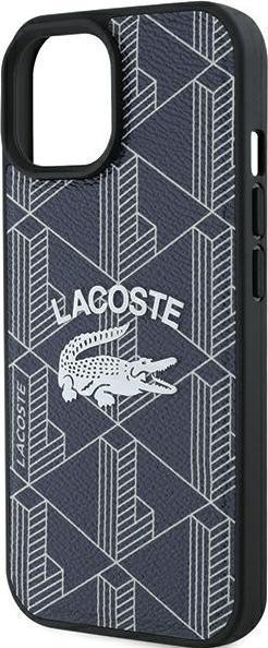 Image du produit Lacoste LCHMP15SPIGV iPhone 15 / 14 / 13 6.1" granatowy/navy hardcase Monogram Vintage Logo MagSafe (Apple iPhone 15)