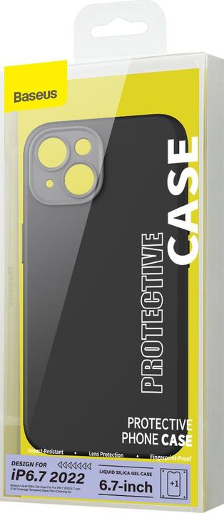 Actual product image Baseus Liquid Silica Gel Series including protective glass (Apple iPhone 14 Plus)