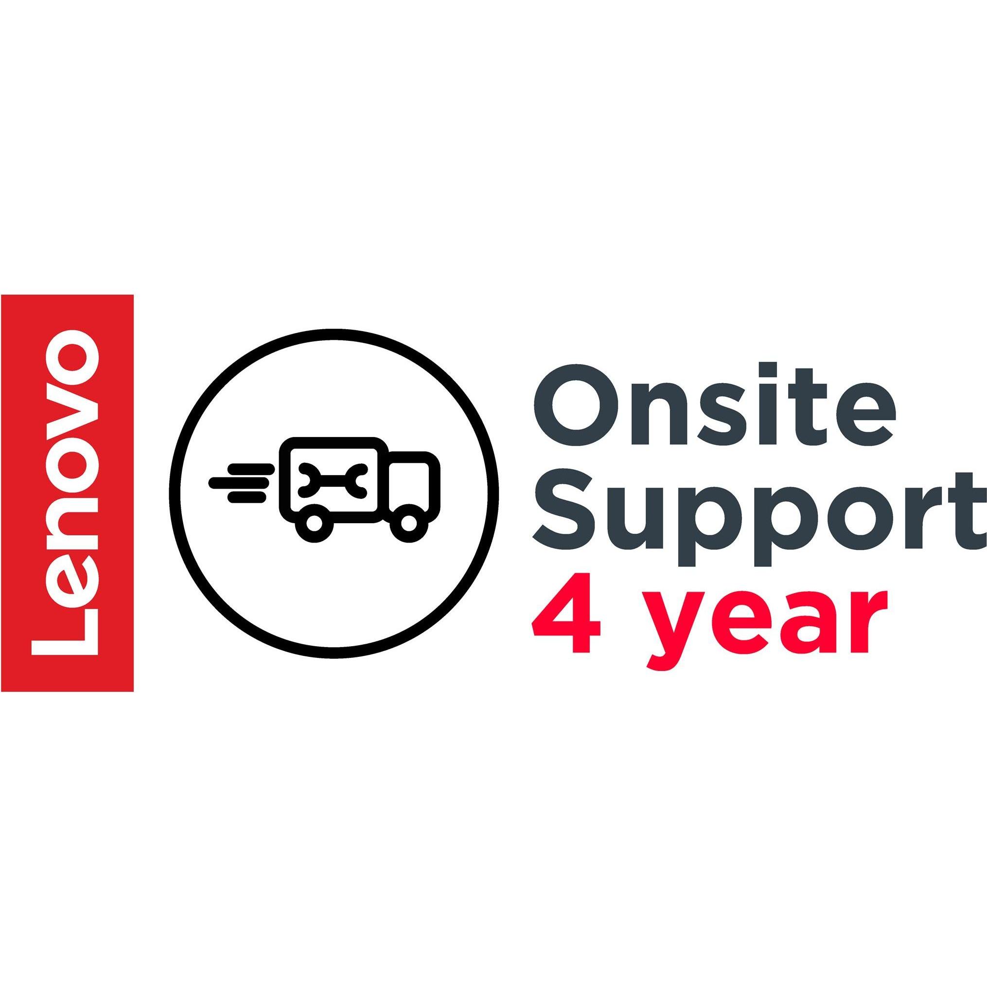 Lenovo Warranty Ext 4YR Onsite NBD (48 Monate, Vor-Ort, Post Warranty), Garantieerweiterung