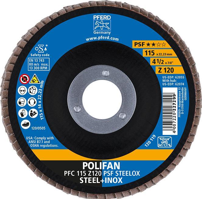 Image du produit Pferd Disque de ponçage pour détecteur DE feu DE CHEVAL (120)