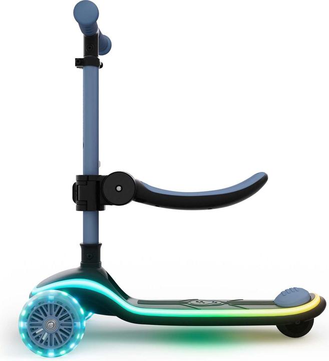 Produktbild KinderKraft Three-wheeled LED scooter blue