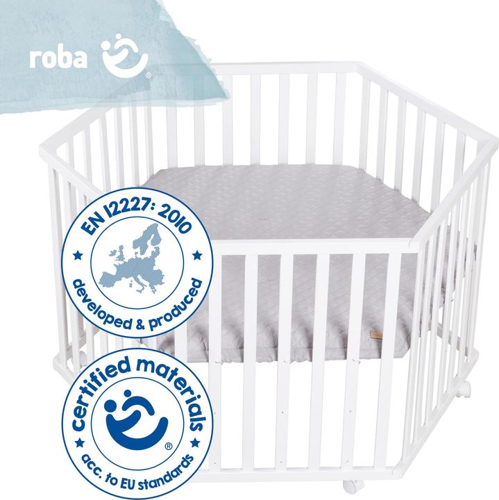 Image du produit Roba Parc hexagonal (119 cm, 103 cm, Panneau de bois MDF)