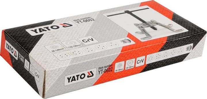 Actual product image Yato YT-0602 Universal wheel hub puller, wheel hub drum brake puller