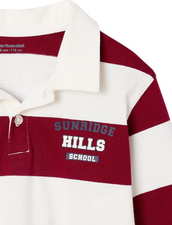 Actual product image Vertbaudet Jungen Poloshirt mit Webstreifen (116)