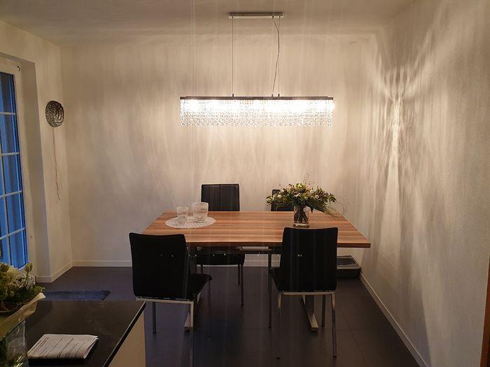 Produktbild TL Pendellampe 117cm gefertigt mit SPECTRA® Crystal von SWAROVSKI (G9)