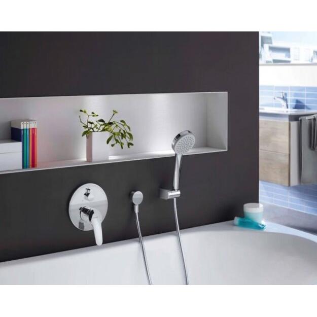 Thumbnail - Hansa, Badarmatur, world of office HANSABLUEBOX Funktionseinheit mit Dekorset zu HANSAMIX Einhand-Wannen-B