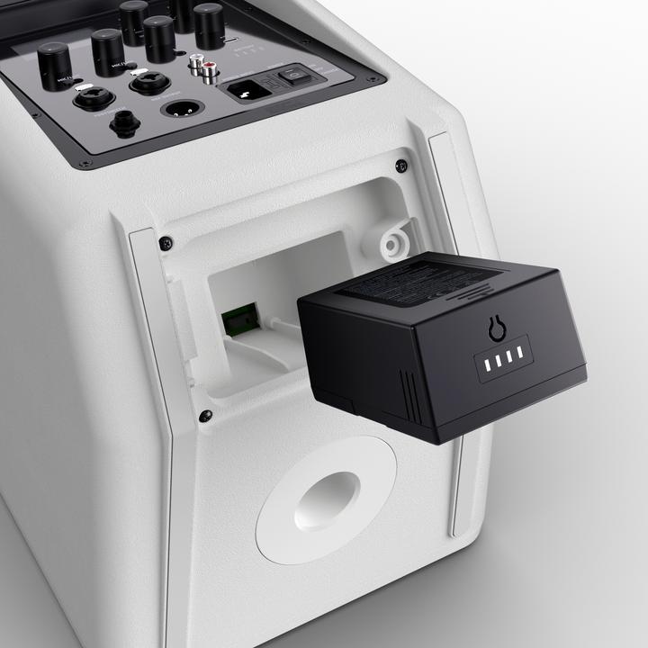 Image du produit LD Systems ANNY® 8 HHD B8 W - Enceinte de sonorisation portable Bluetooth® avec batterie, table de mixage et (Actif, 1x 80 W)