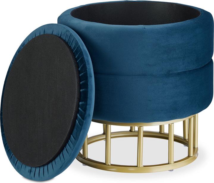 Produktbild Relaxdays Samthocker