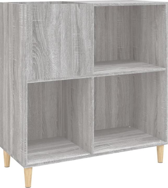 Actual product image vidaXL Plattenschrank Grau Sonoma 84,5x38x89 cm Holzwerkstoff
