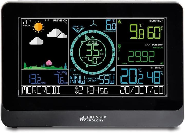 Produktbild La Crosse Technology - WS6863 Semi-professioneel weerstation met wifi-verbinding - zwart