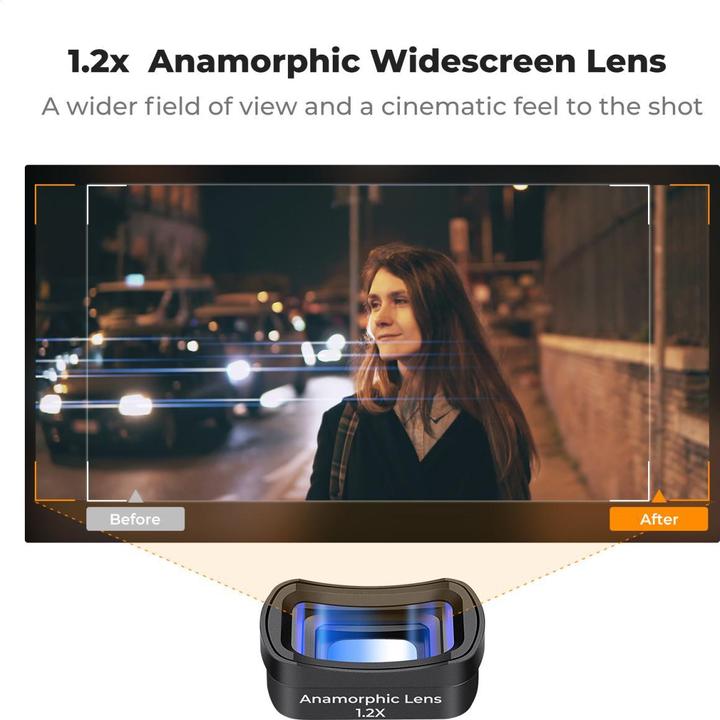 Image du produit K&F Concept 1.2x filtre anamorphique