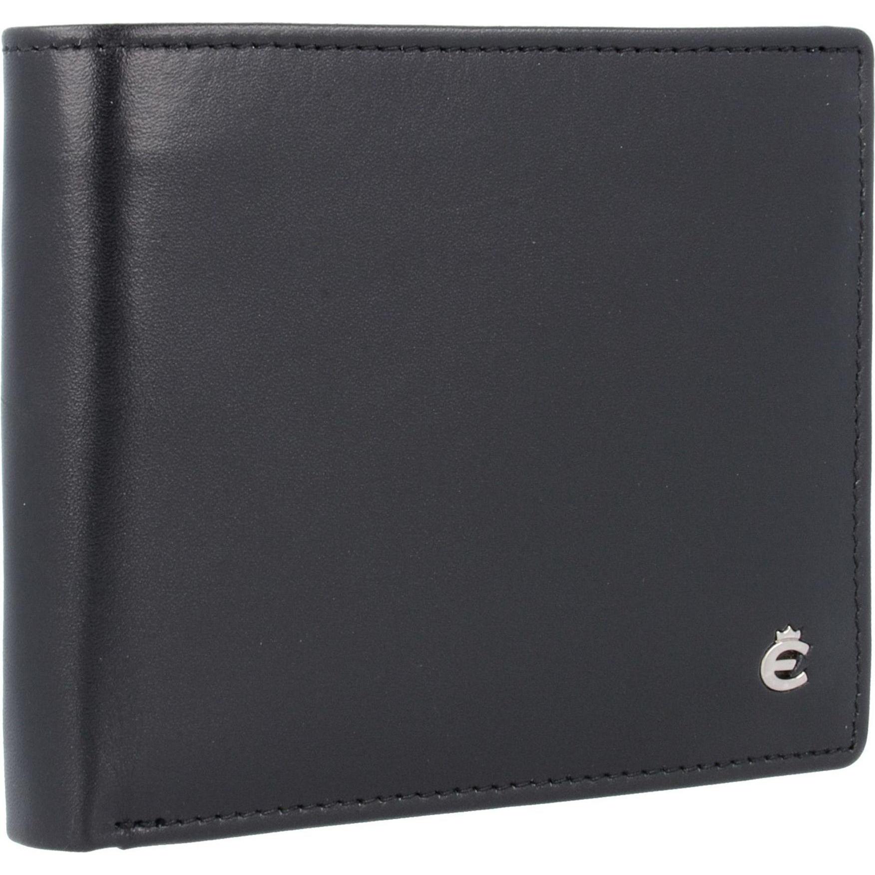 Thumbnail - Esquire, Herren, Portemonnaie, Harry Geldbörse Leder 11 cm, Schwarz