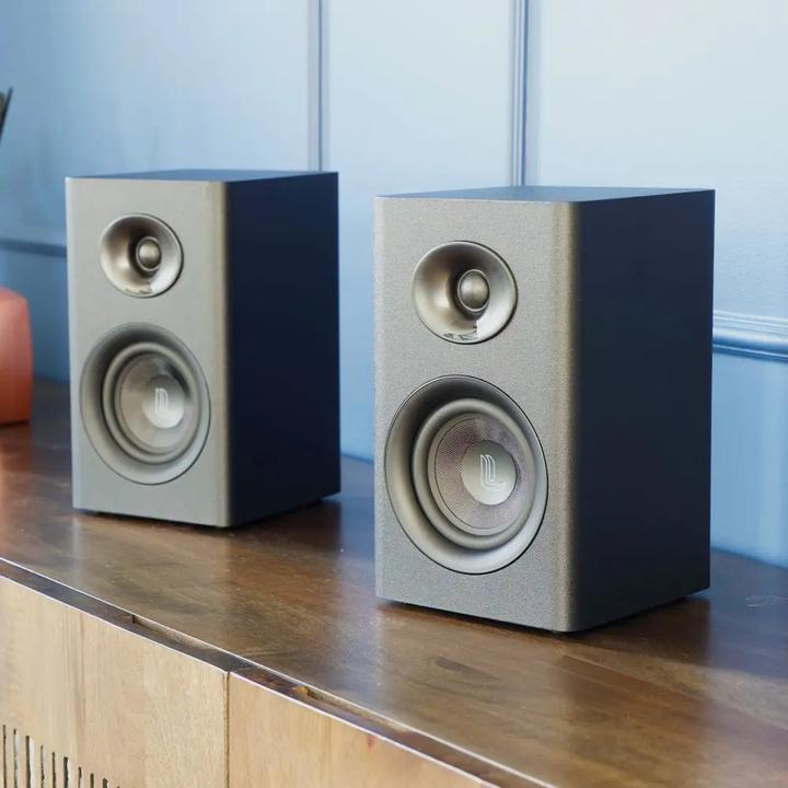 Actual product image Laudberg XS1B bookshelf speakers 2.0 80W black (80 W)