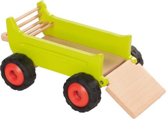 Actual product image Goki Wooden tractor with trailer