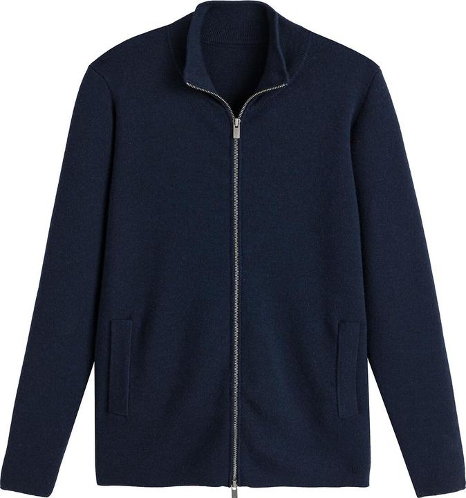 Produktbild La Redoute Collections Strickjacke mit Reissverschluss Signature aus Merinowolle (XL)