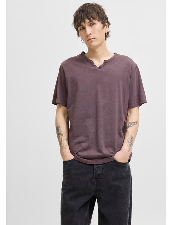 Actual product image Jack & Jones Jjesplit Neck Tee Ss Noos (L)