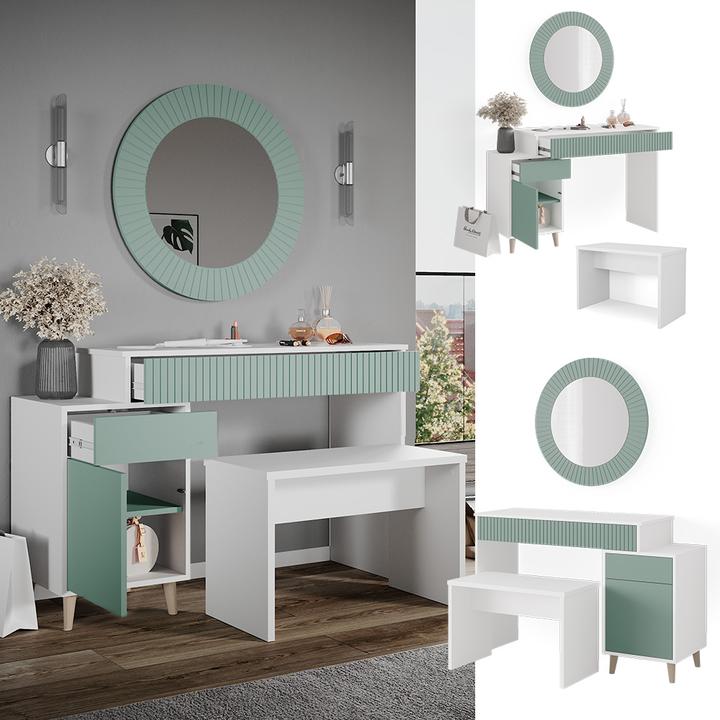 Actual product image Vicco Arles with bench (40 x 40 x 77.20 cm)