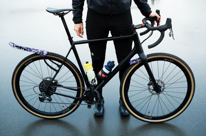 Actual product image Ass Savers WGS-2 Win Wing Gravel, mudguard RW, squid (Rear mudguard)