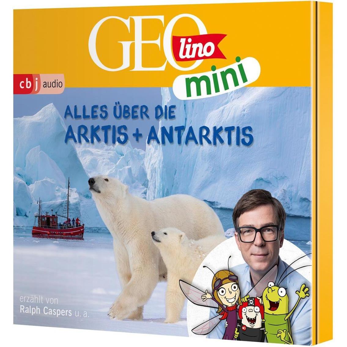 Thumbnail - Geolini mini - Alles über die Arktis und Antarktis, Hörbücher von Roland Griem, Eva Dax, Heiko Kammerhoff, Jana Ronte-Ve...