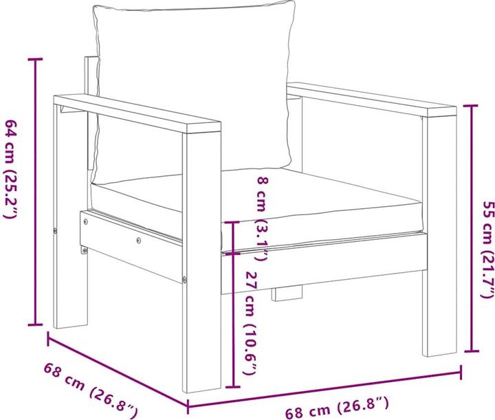 Produktbild vidaXL Leland
