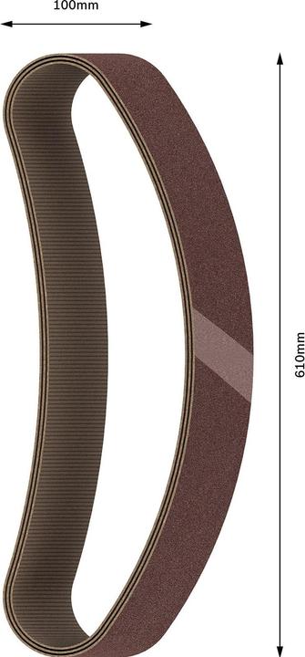Image du produit Bosch Professional Zubehör PRO X440 Bande abrasive, 100 x 610 mm, G120 (120)